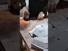 '''polishing metal cutting by laser machine, polishing the edge''