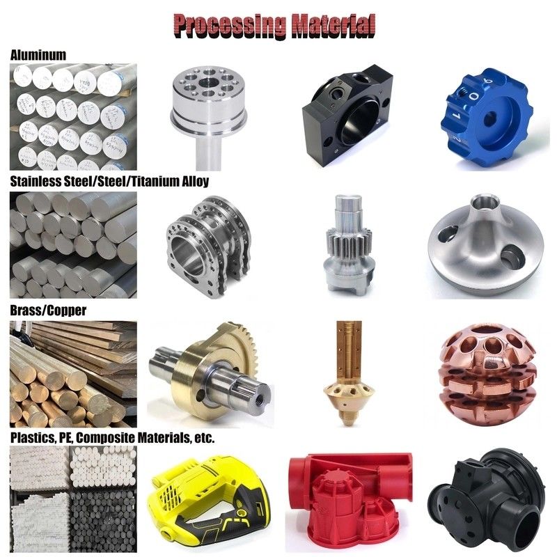High Strength Turning CNC Titanium Parts With Ra 0.2 - 3.2 Surface Roughness