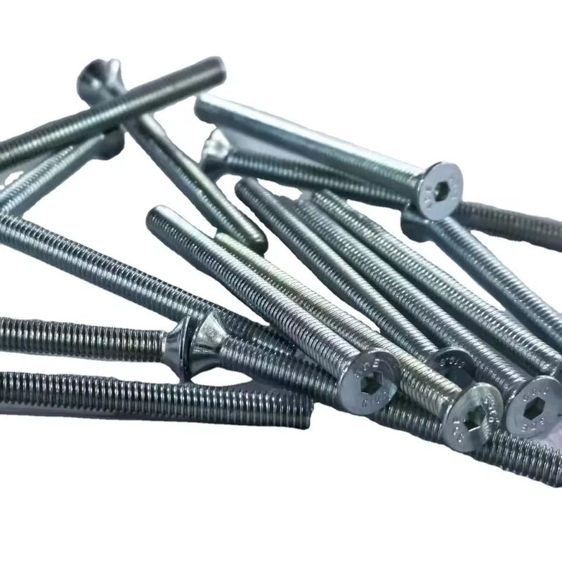 CNC Machining Steel Fabrication Services Fastening Screw Parts 3D Model For Car Assembly