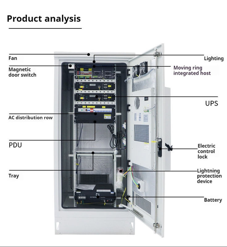 Factory Customized Waterproof Enclosu Ip55 Telecom Ups Cabinet Outdoor Electrical Air Conditioner Cabinet