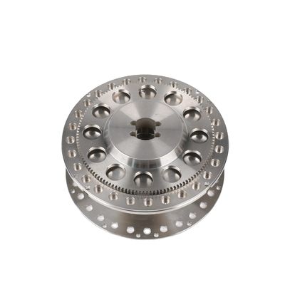 CNC Machined Metal Pulley Industrial Automation Parts Milling Wire EDM Broaching Type