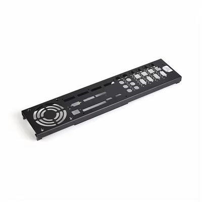 Aluminum spcc sheet metal fabrication processing for audio amplifier panel