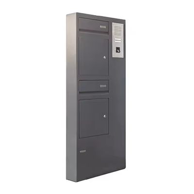 Waterproof Post Mail Enclosure Metal Letter Box Powder-Coated Wall Mount Letter Box Mailbox